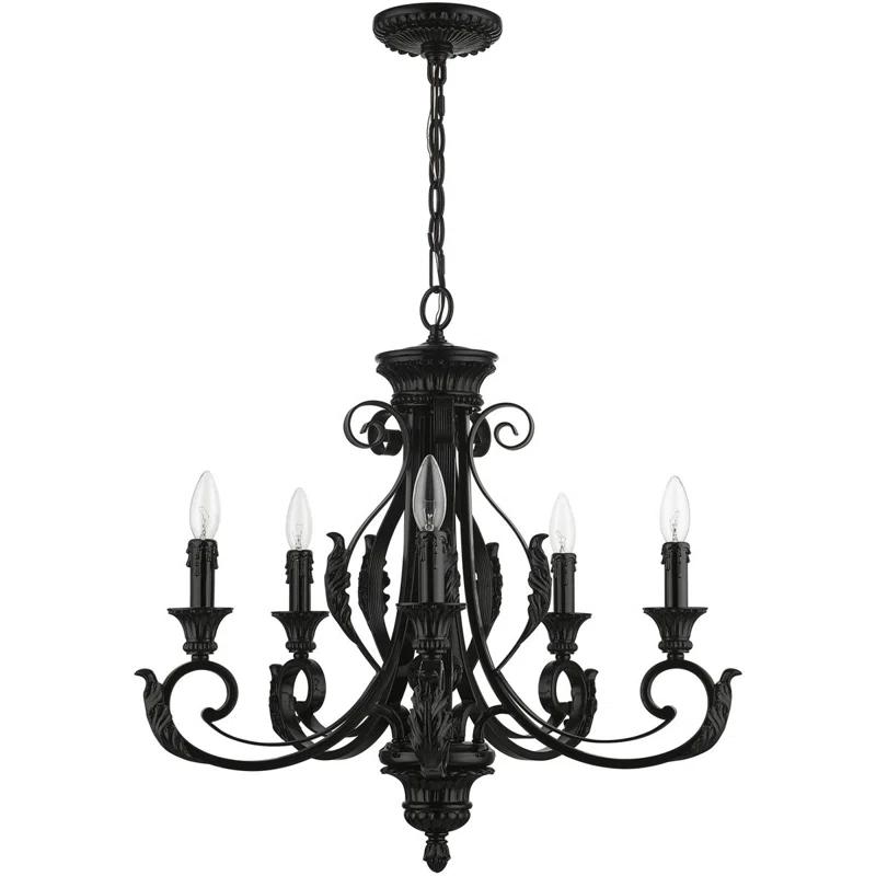 Bloomsbury Market Amillia 5 - Light Dimmable Classic / Traditional Chandelier