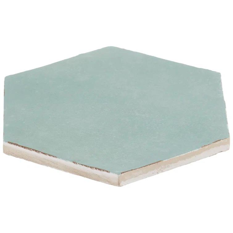 Bond Tile Palo Alto Hex 6" Hexagon Handmade Look Porcelain Floor and Wall Tile (5.38 Sq. Ft. / Case)