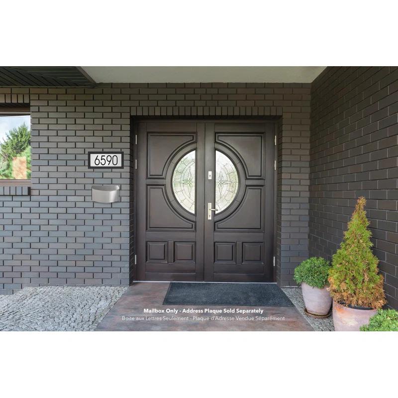PRO-DF Stainless Steel Wall Mounted Mailbox