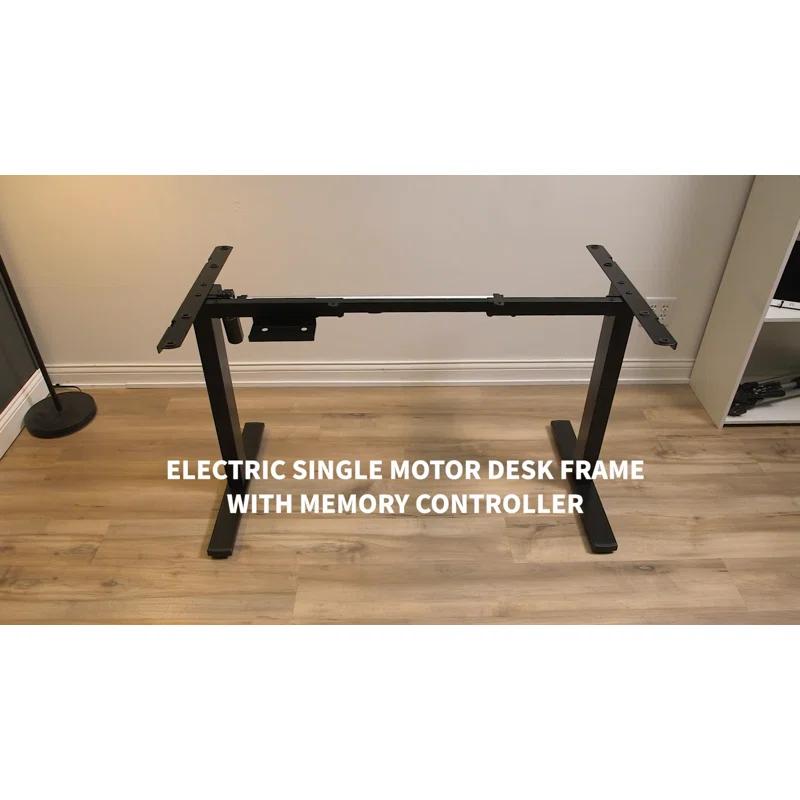 Electric Single Motor Desk Frame (Top Not Included)
