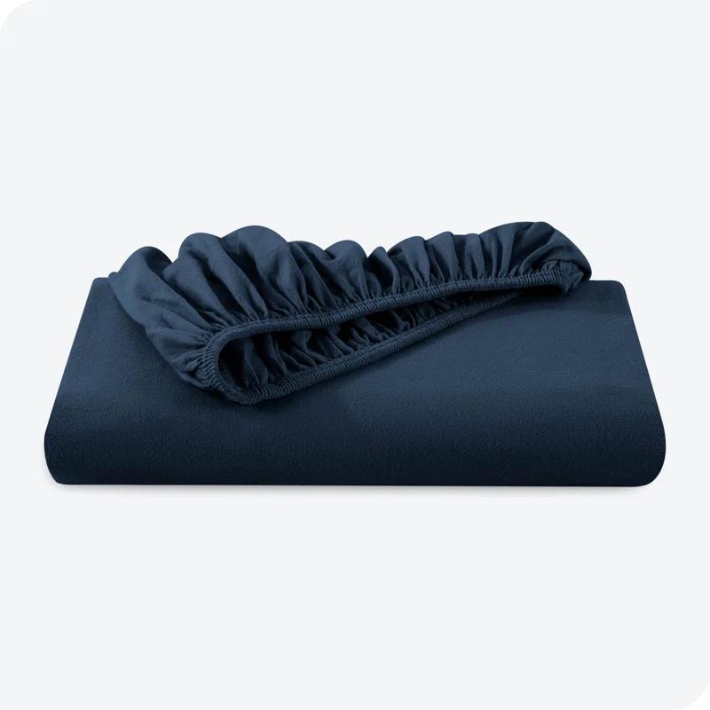 Bare Home Flannel Machine Woven Fitted Sheet