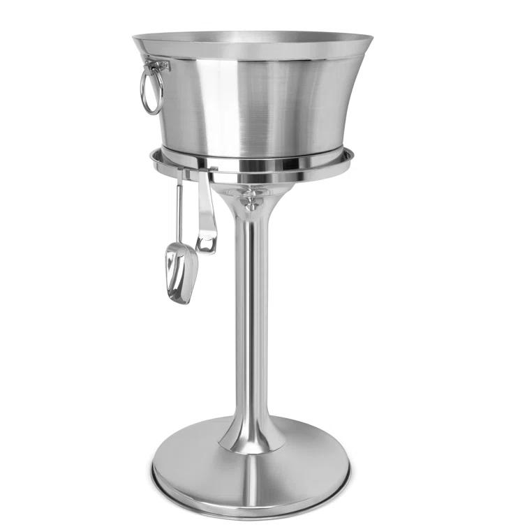 BirdRock Home Stainless Steel Bucket Stand
