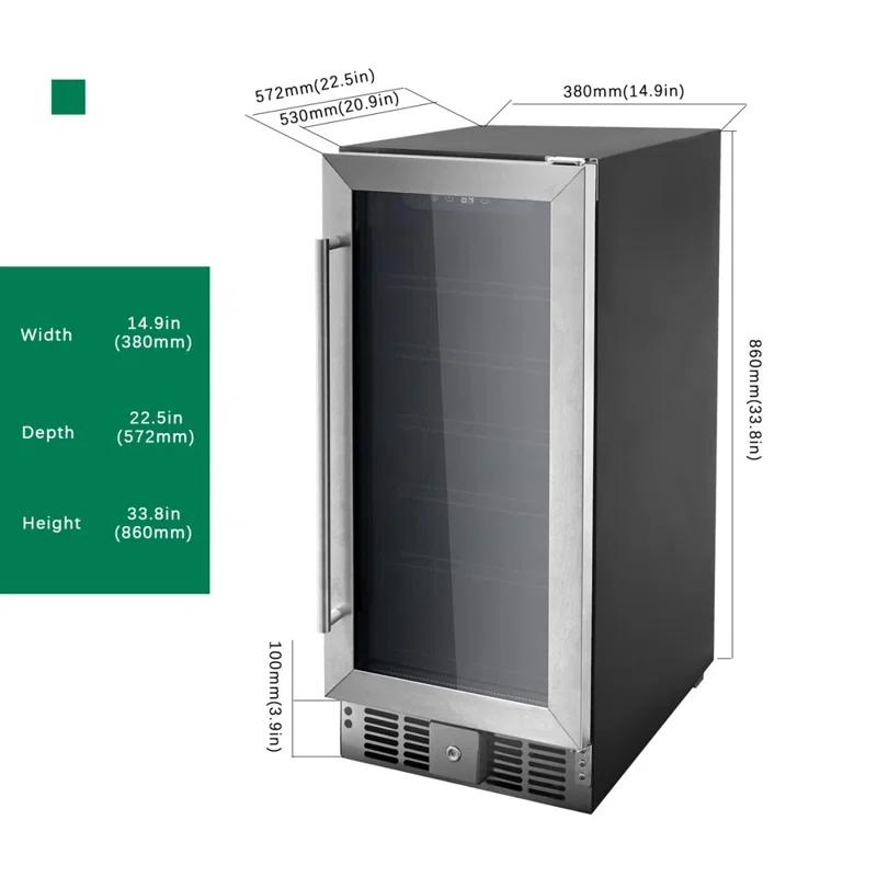 Northair Northair Single Zone 14.9'' Built-In 30 Bottle Wine Refrigerator