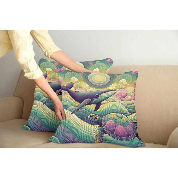 Ambesonne Reversible Pillow Cover (Set of 2)