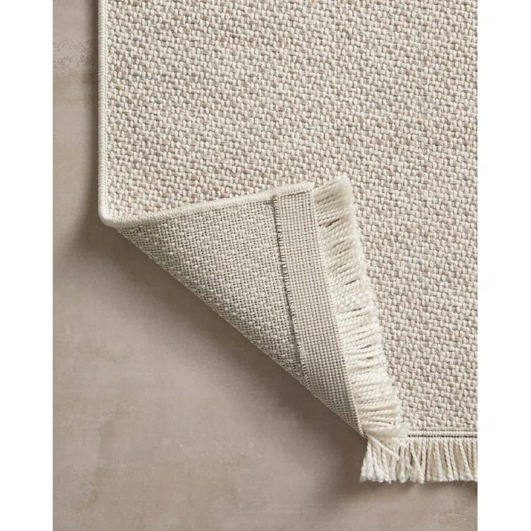 Amber Lewis x Loloi Amber Lewis x Loloi Malibu Ivory / Dove Indoor / Outdoor Area Rug