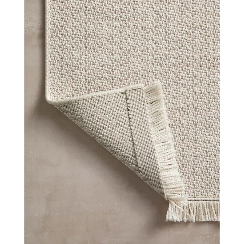 Amber Lewis x Loloi Amber Lewis x Loloi Malibu Ivory / Dove Indoor / Outdoor Area Rug