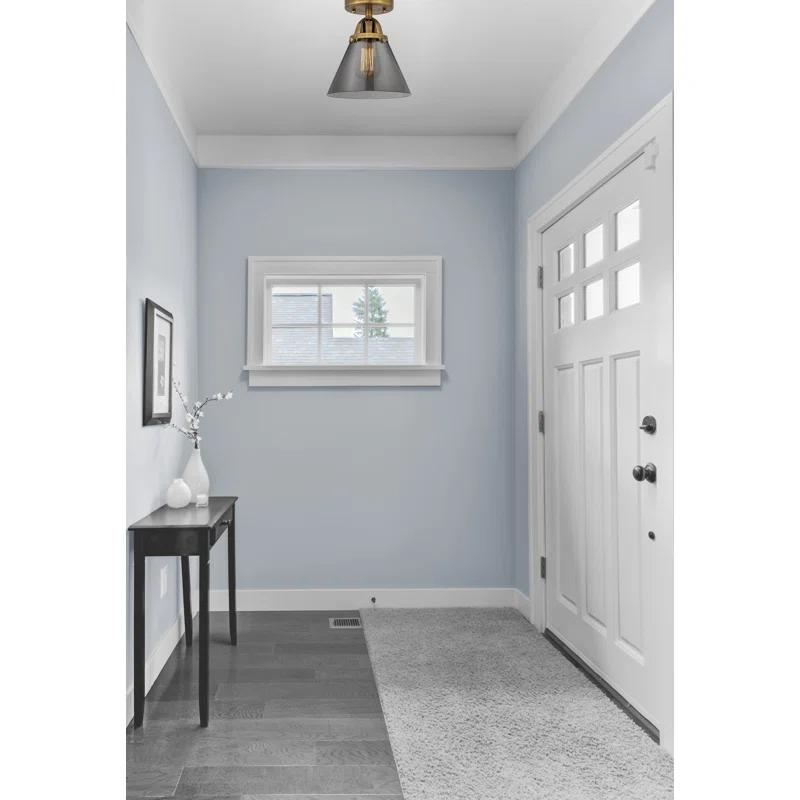 Glass Semi Flush Mount