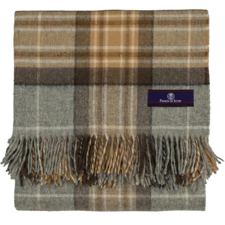Prince of Scots Hand Woven Throw Blanket