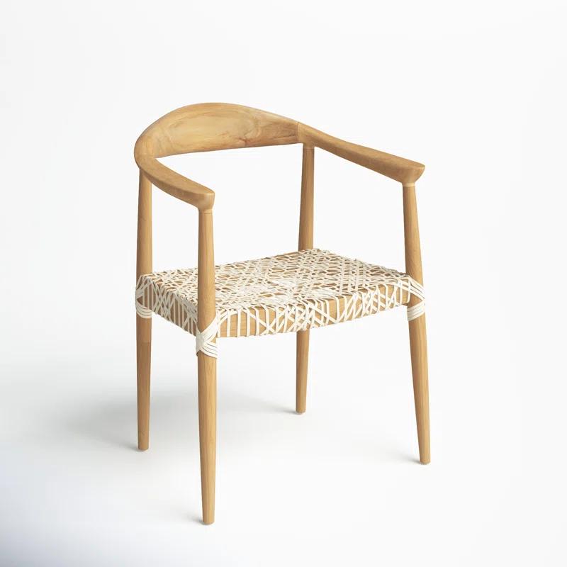 Kazbah Leather Dining Arm Chair