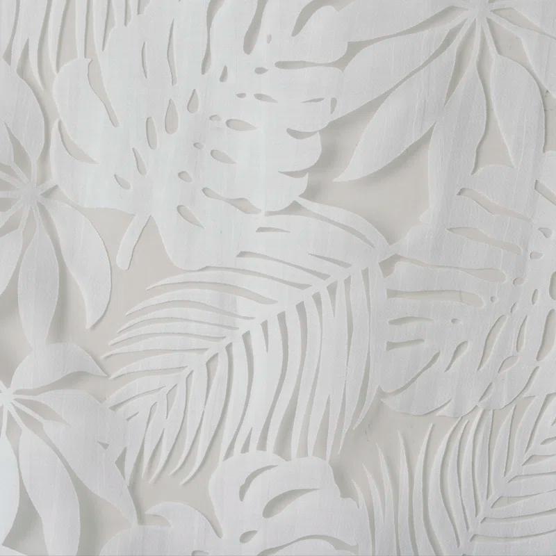 Leilani Palm Leaf Burnout Window Sheer