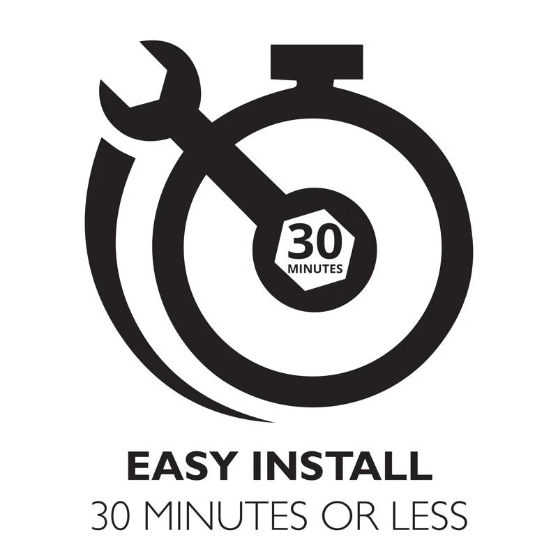 Design House 1 - Light Dimmable White Flush Mount