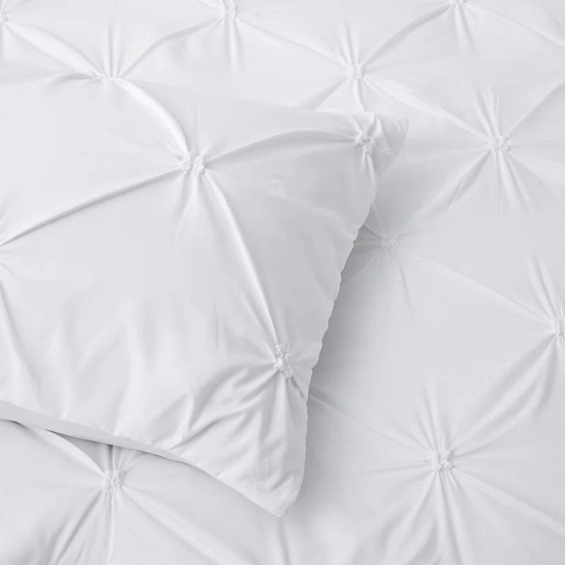 Peace Nest Box Stitch Geometric Shapes Comforter Set (Set of 3)