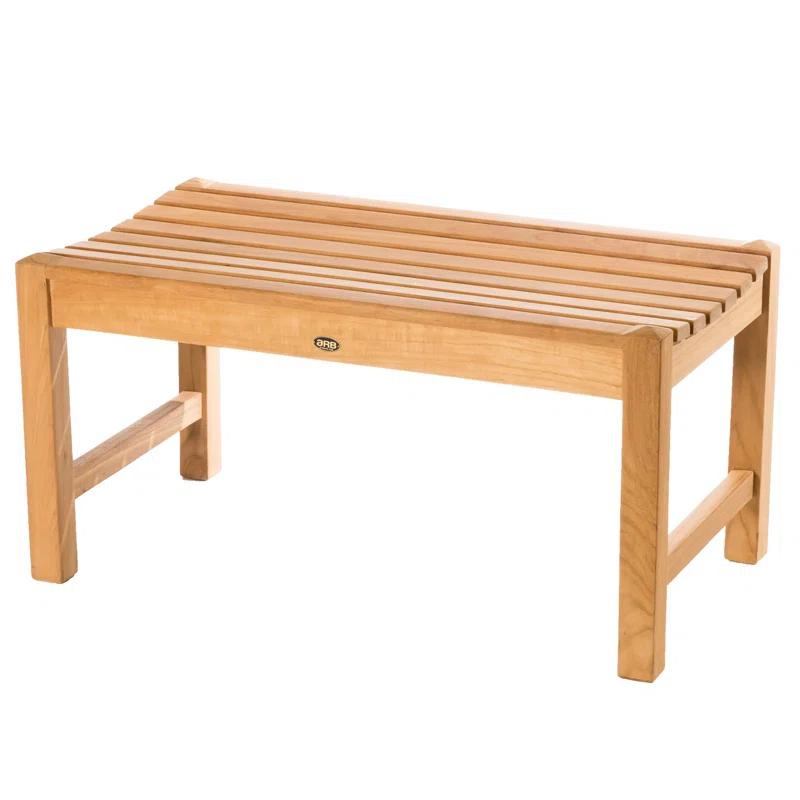 Elite 36" Natural Teak Spa Bench