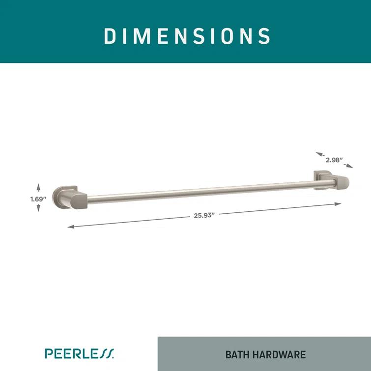 Peerless Faucets Xander 1 Wall Towel Bar PA619-24BN