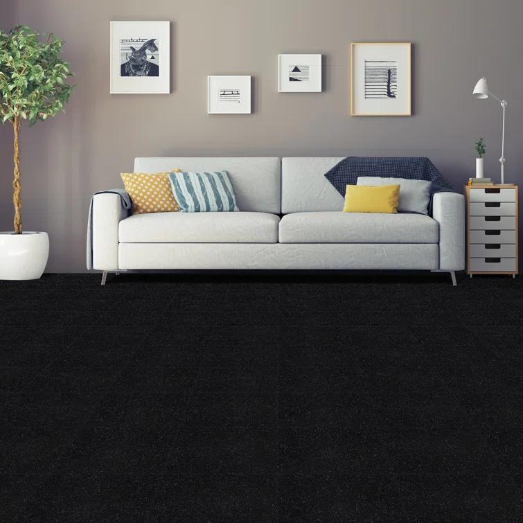 Achim Importing Co Nexus 12'' W x 12'' L Level Loop Adhesive, Peel & Stick Polyester Carpet Tile