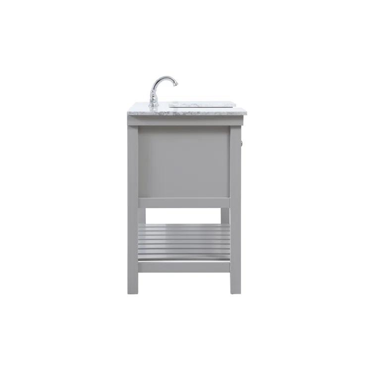 Pelaghia 48'' Single Bathroom Vanity with Marble Top