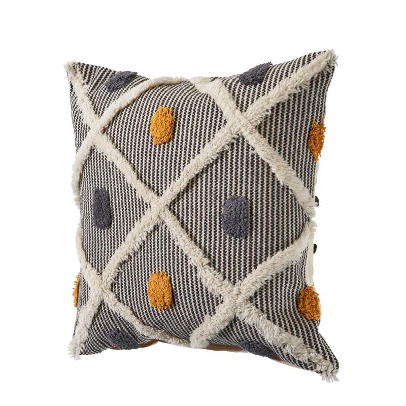 Rajani Home Throw Pillow Geometric Throw Pillow