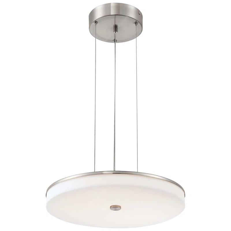 George Kovacs by Minka U.H.O 1 - Light Brushed Nickel LED Single Pendant