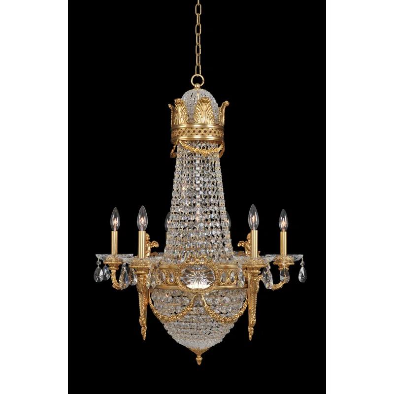 Allegri by Kalco Lighting Marseille 12 - Light Dimmable Empire Chandelier
