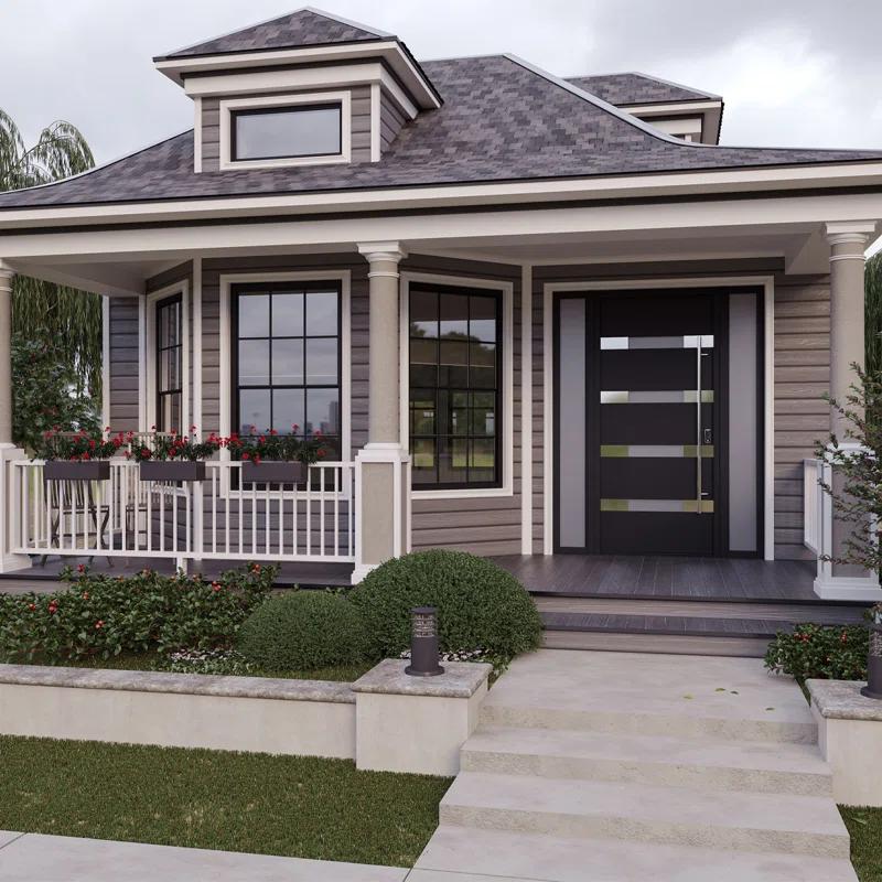 Belldinni 37.4'' x 81.5'' Steel Front Entry Doors