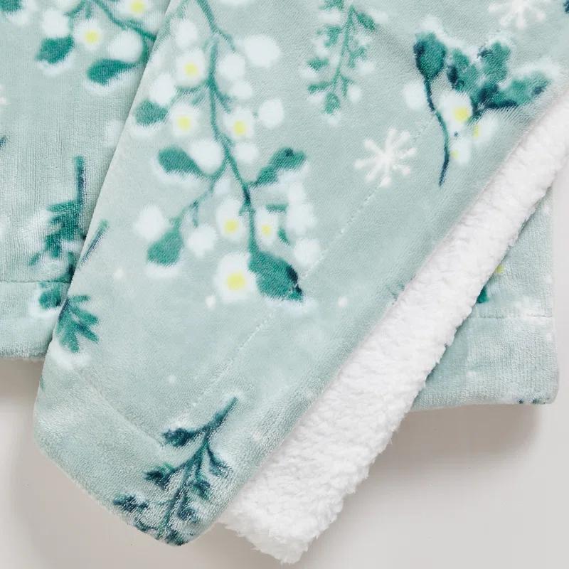 FreshFolds Ultra Soft Plush Sherpa Reversible Blanket