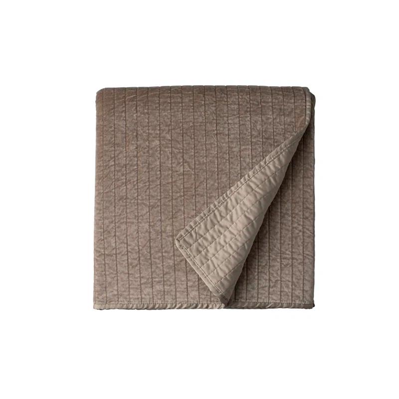 Lili Alessandra Aria Modern & Contemporary Velvet Coverlet