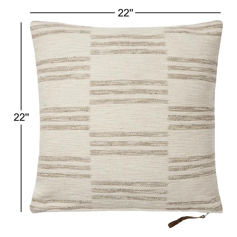 Amber Lewis x Loloi Jay Ivory / Sand Pillow