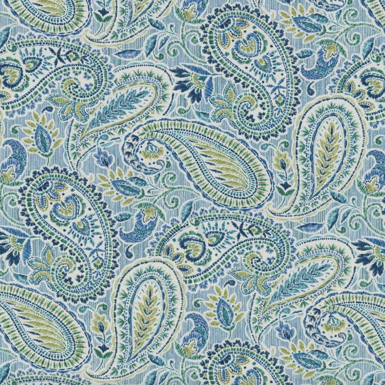 Pillow Perfect Pillow Perfect Paisley Indoor/Outdoor Accent Throw Pillow