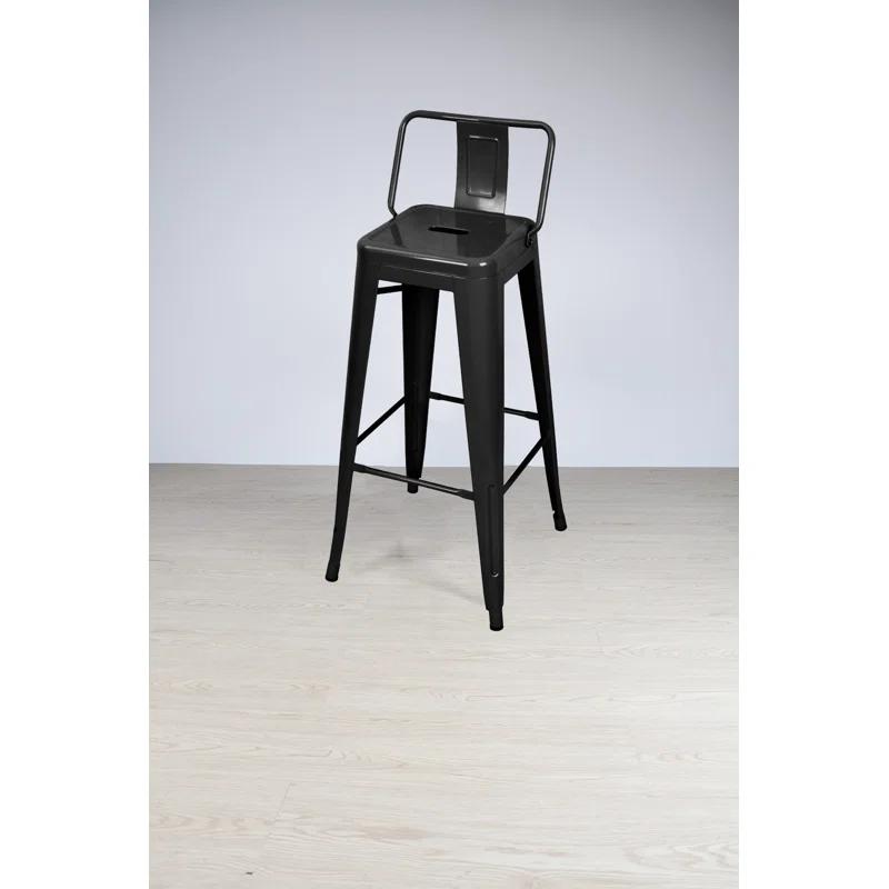 Amerivend Works Counter Stool with Metal Frame