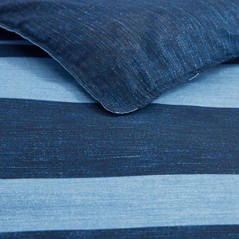 Nautica Nautica Longpoint Navy Reversible Cotton Comforter Set