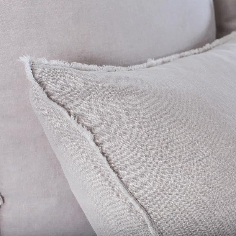 Blair Stonewashed Linen Sham by Pom Pom at Home - Taupe / Standard