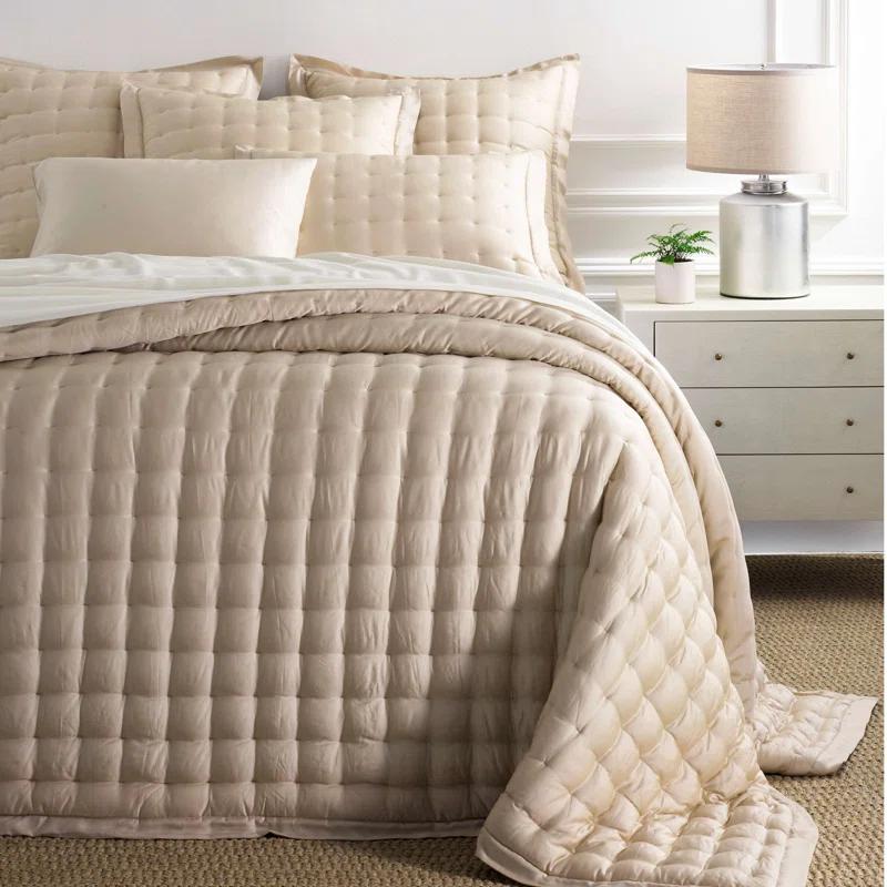 Pine Cone Hill Silken Solid Puff Sham