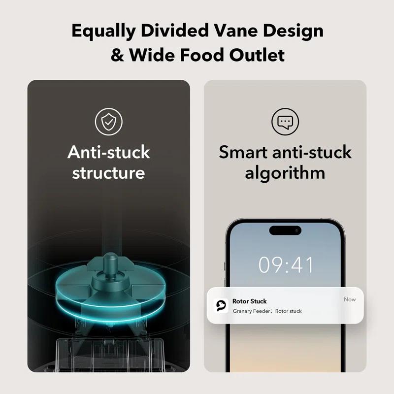 Automatic Cat Feeder, 5G Wifi Automatic Dog Feeder With Freshness Preservation, Timed Cat Feeder With Low Food Sensor, Up To 10 Meals Per Day, Granary Pet Feeder For Cats