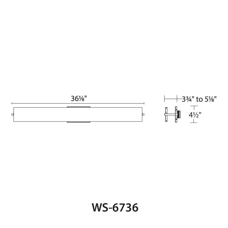 WAC Lighting Line Dimmable LED Bath Bar