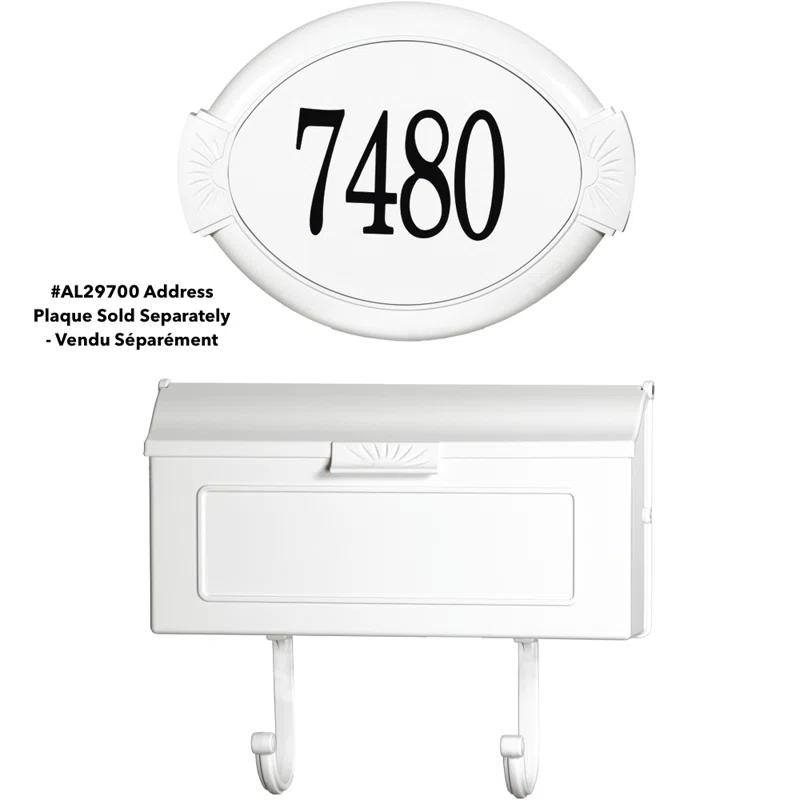 PRO-DF Cast Aluminum Wall Mounted Mailbox