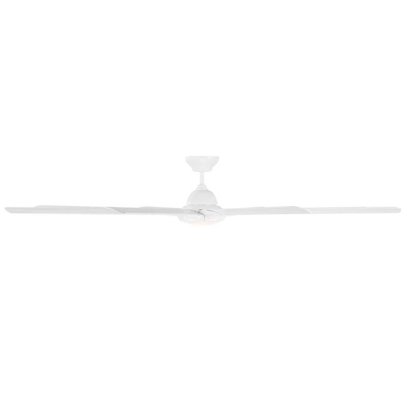 Modern Forms Hydra 8 - Blade Outdoor LED Smart Standard Ceiling Fan with Wall Control and Light Kit Included, Works With Alexa and iOS or Android App