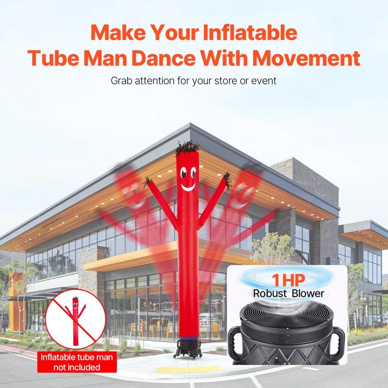 Stellweilan Tessberg Air Blower Fan 1HP 18" for Air Dancer Inflatable Tube Man (No Inflatable)