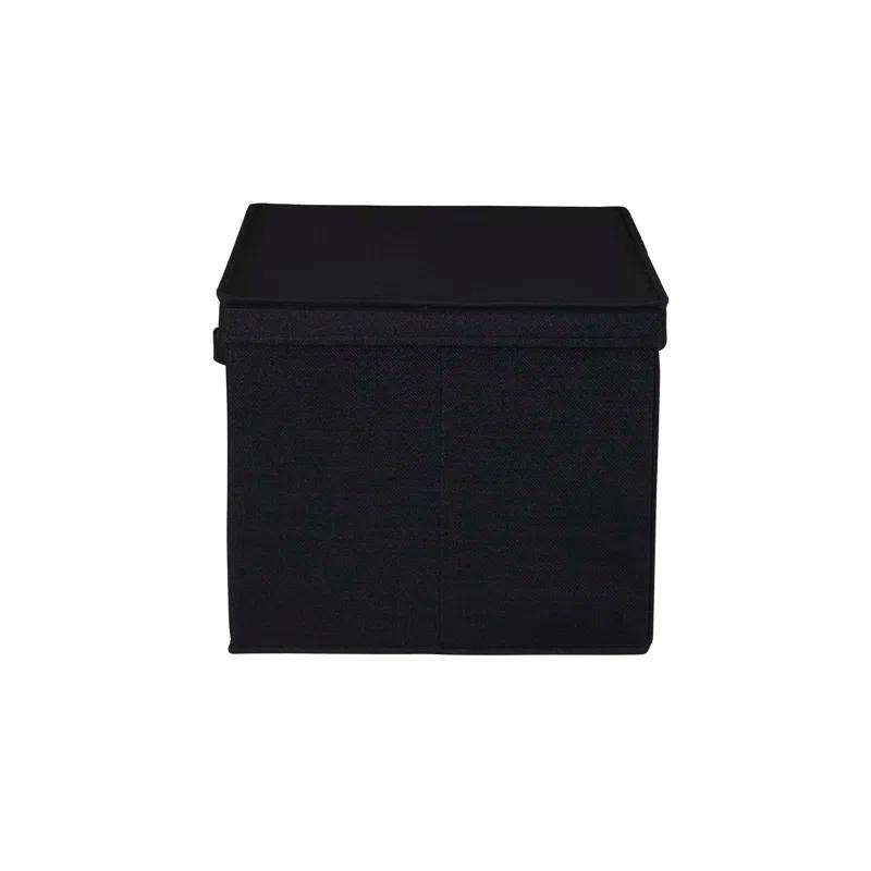 Household Essentials Household Essentials Wide Storage Box Fabric Bin (Set of 2)
