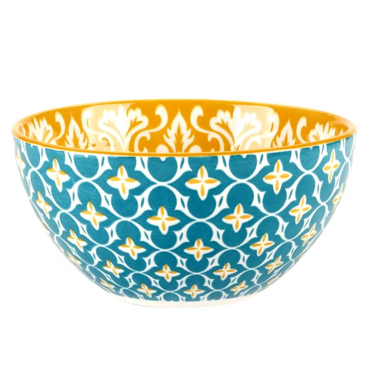 Certified International Panache Set of 6 All Purpose Bowl 6.25in 6 asst 6.25in Diam x 3in 30oz | Wayfair
