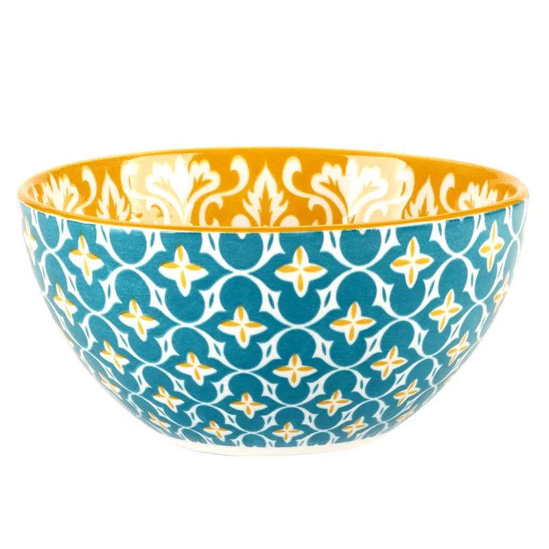 Certified International Panache Set of 6 All Purpose Bowl 6.25in 6 asst 6.25in Diam x 3in 30oz | Wayfair