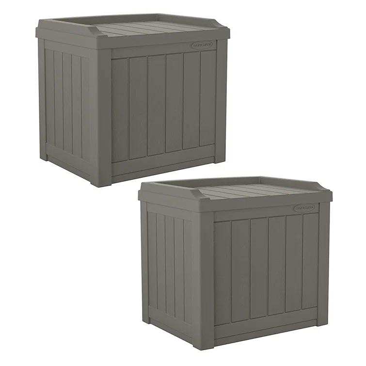 Suncast Suncast 22 Gallon Water Resistant Deck Box with Storage Seat