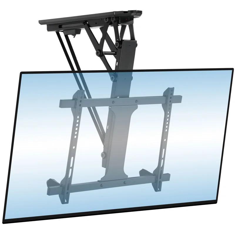 Mount-it Mount-It Black Motorized Ceiling Mount for Screens Holds up to 77 Lb. lbs