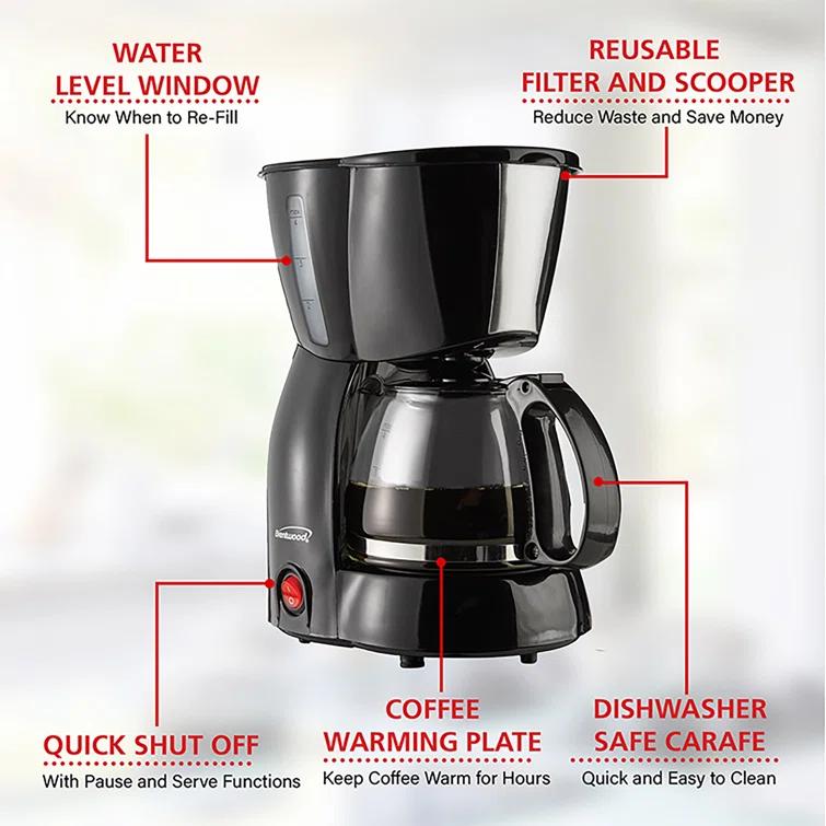 Brentwood Appliances 4 Cup Coffee Maker