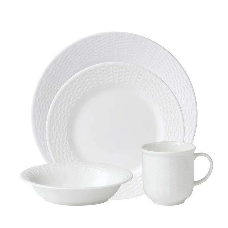 Wedgwood Nantucket Basket 10.8" Bone China Dinner Plate & Reviews | Wayfair