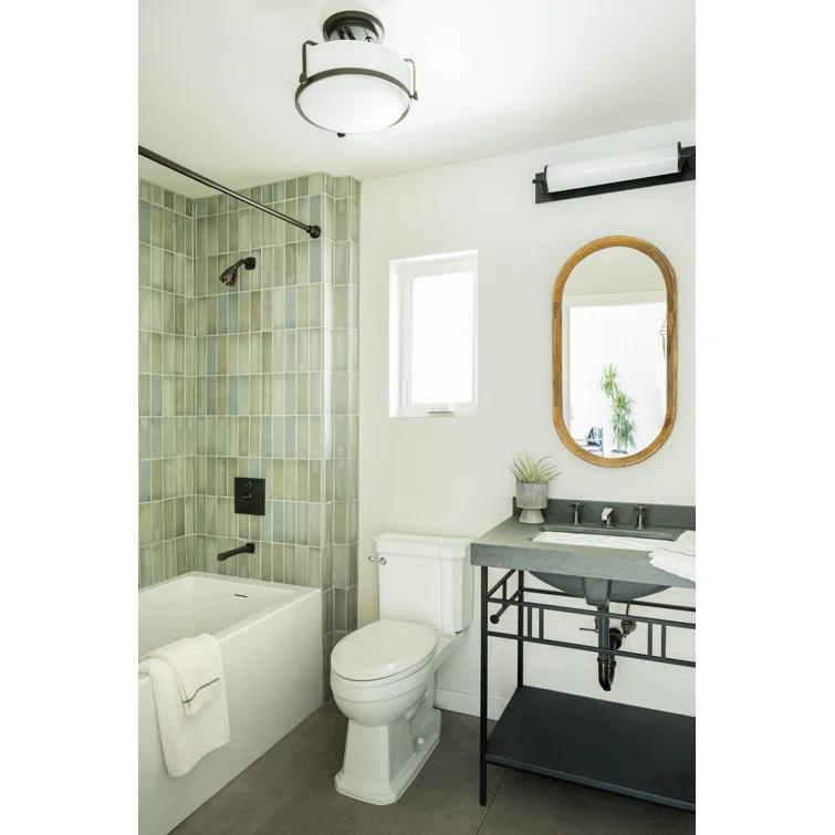 Hydro Systems Sydney 60'' x 32'' Alcove / Tile In Whirlpool Acrylic Bathtub SYD6032AWP-BON-RH-WOV.WHI