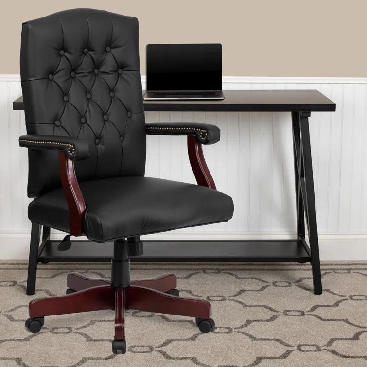 Flash Furniture Executive Swivel Office Chair with Arms