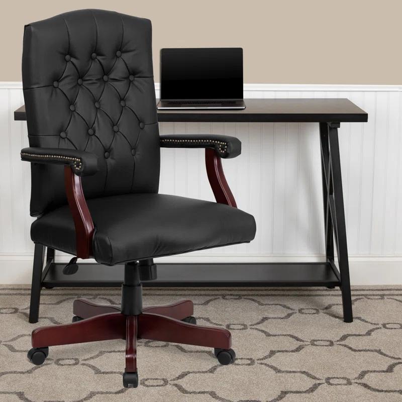 Flash Furniture Executive Swivel Office Chair with Arms