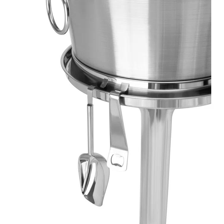 BirdRock Home Stainless Steel Bucket Stand