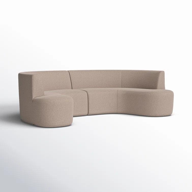 Kaylani Dining Bench - Taupe Performance Fabric