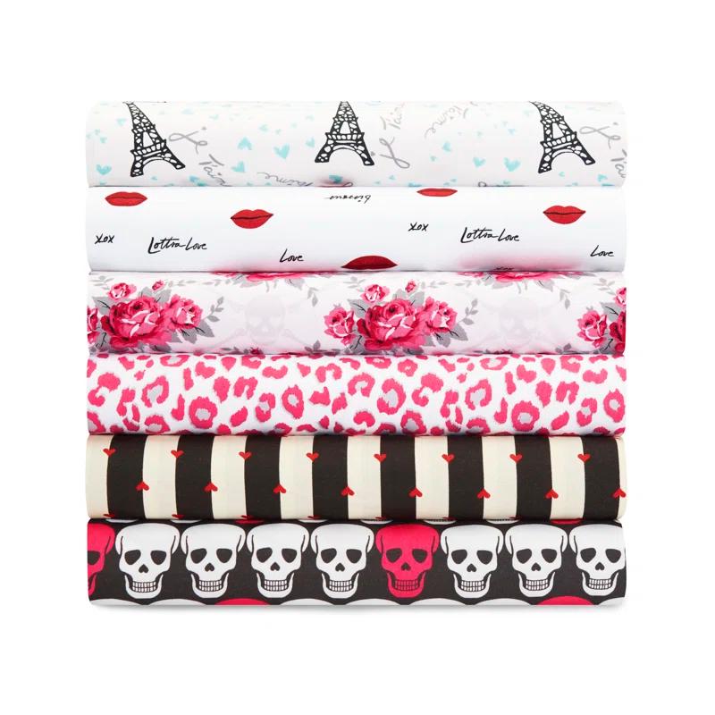 Betsey Johnson Betsey Johnson Printed Novelty Sheet Sets